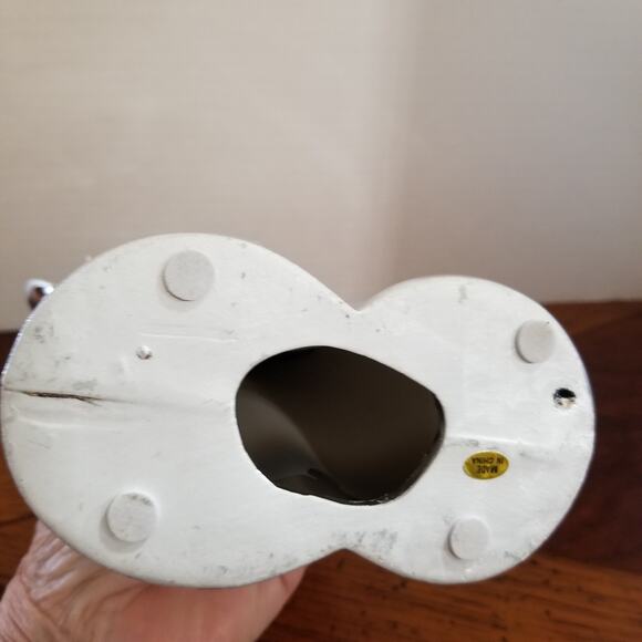 Two female angels silver ceramic nine and one half in. tall - Picture 5 of 9